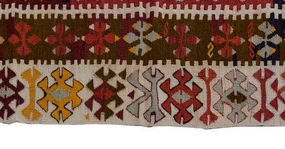 Vintage Kilim Rug,Konya Kilim 3'3" x 5'2" feet 100 x 157 cm