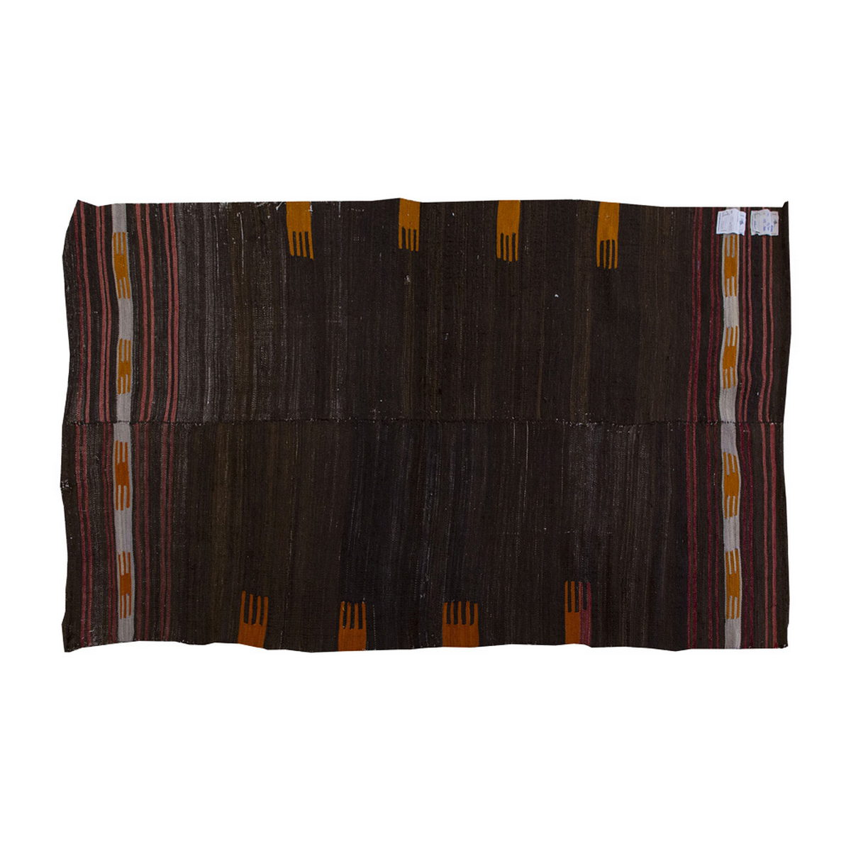 Vintage Kilim Rug,Konya Kilim 3'3" x 5'9" feet 100 x 175 cm