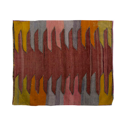 Vintage Kilim Rug,Bodrum Kilim 3'4" x 3'5" feet 101 x 103 cm