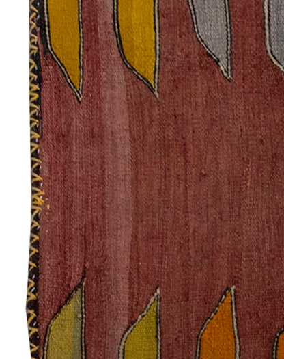 Vintage Kilim Rug,Bodrum Kilim 3'4" x 3'5" feet 101 x 103 cm