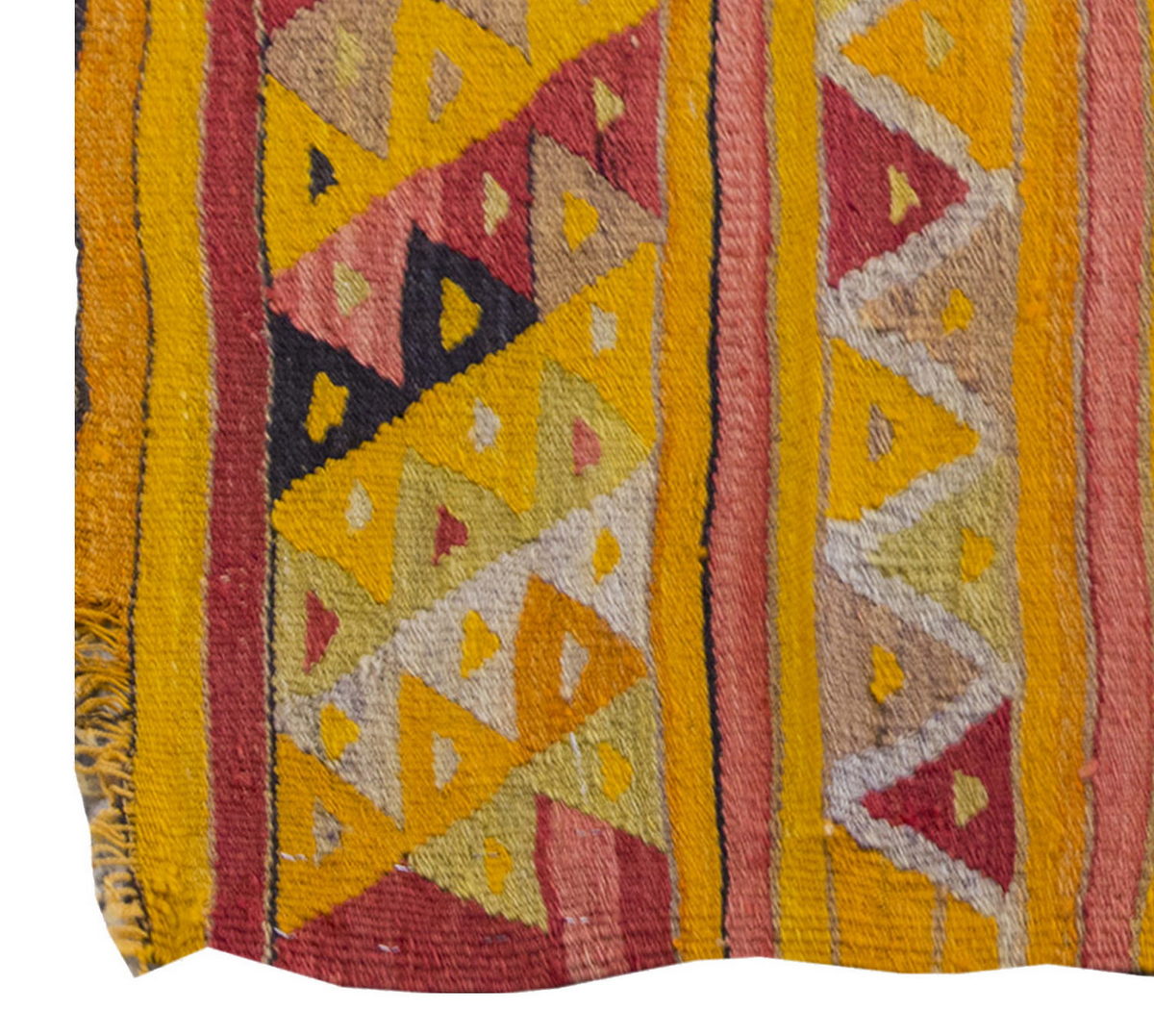 Vintage Kilim Rug,West Part of Turkey Kilim 3'4" x 4" feet 102 x 123 cm