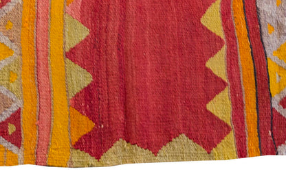 Vintage Kilim Rug,West Part of Turkey Kilim 3'4" x 4" feet 102 x 123 cm