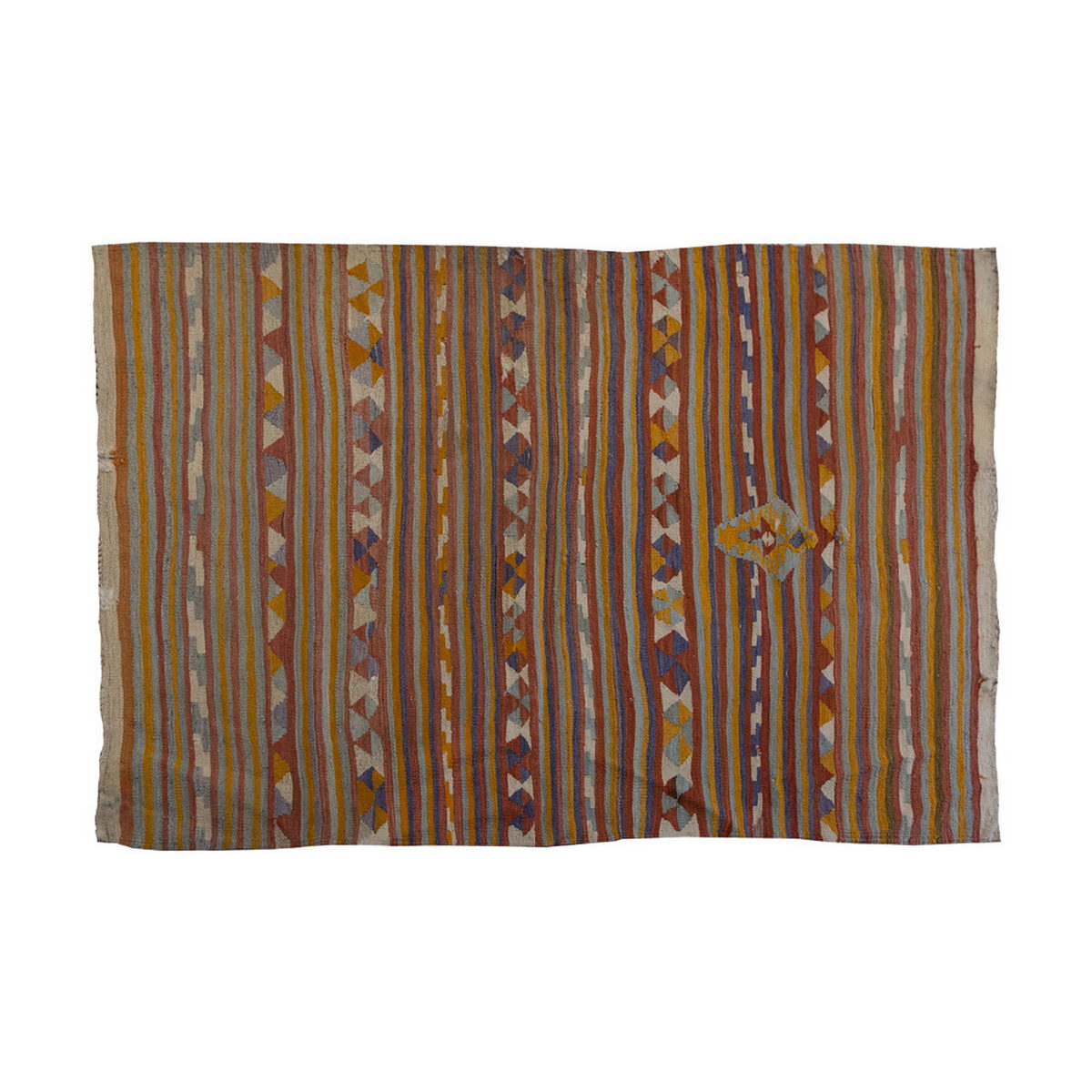Vintage Kilim Rug,Konya Kilim 3'4" x 5" feet 102 x 150 cm