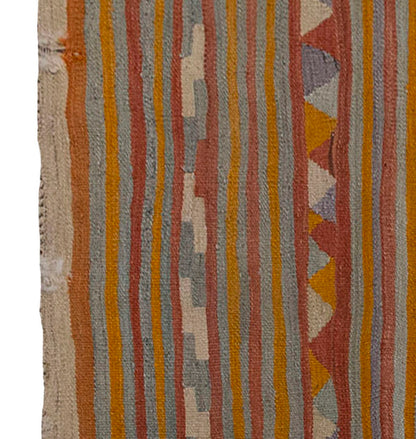 Vintage Kilim Rug,Konya Kilim 3'4" x 5" feet 102 x 150 cm