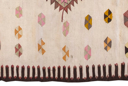 Vintage Kilim Rug,Mut Kilim 3'4" x 5'3" feet 101 x 160 cm