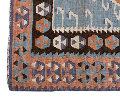 Vintage Kilim Rug,Kayseri Kilim 3'4" x 5'5" feet 101 x 166 cm