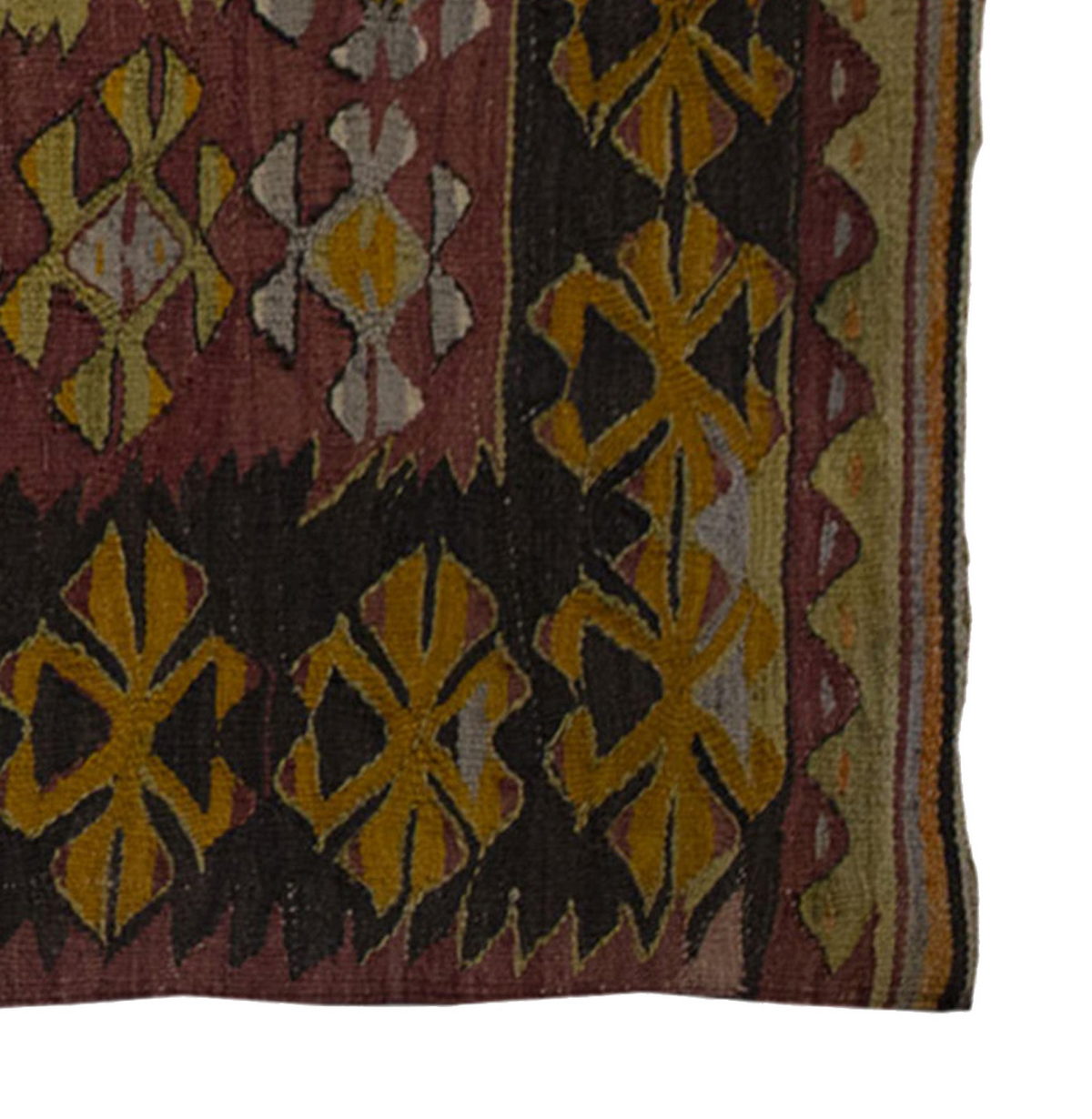 Vintage Kilim Rug,Konya Kilim 3'5" x 5" feet 105 x 152 cm