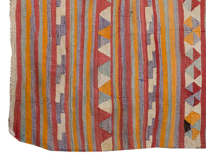 Vintage Kilim Rug,Konya Kilim 3'5" x 5'3" feet 104 x 160 cm