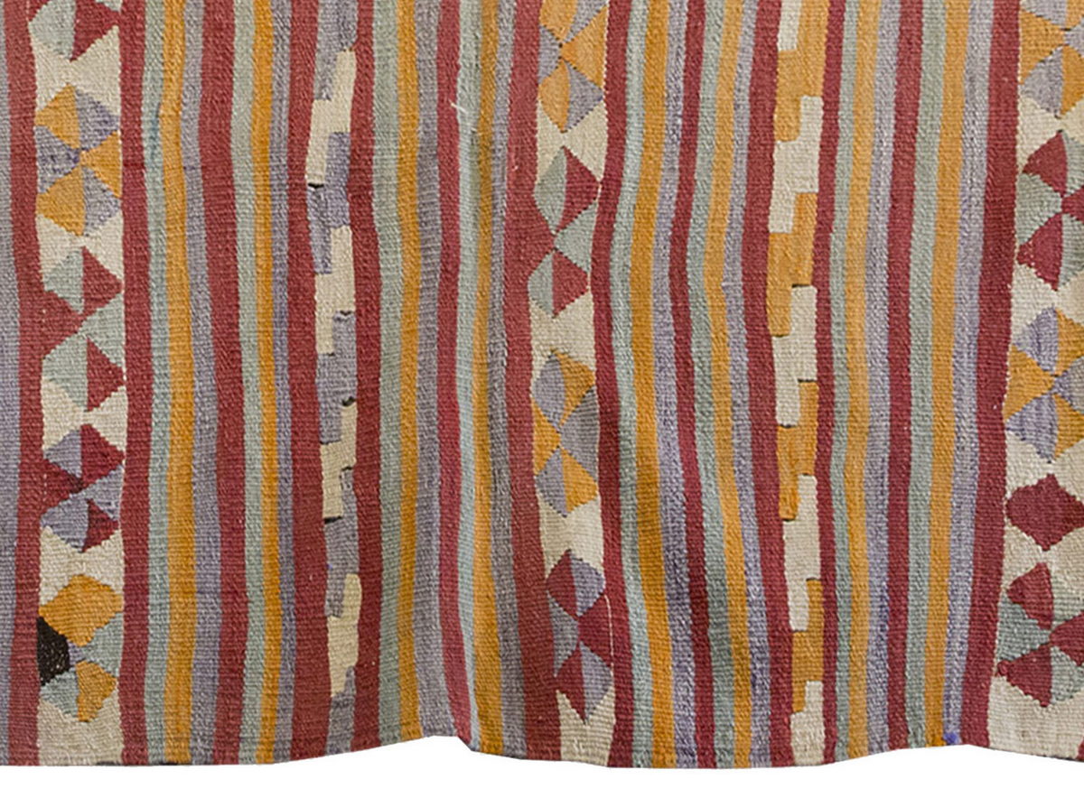 Vintage Kilim Rug,Konya Kilim 3'5" x 5'3" feet 104 x 160 cm
