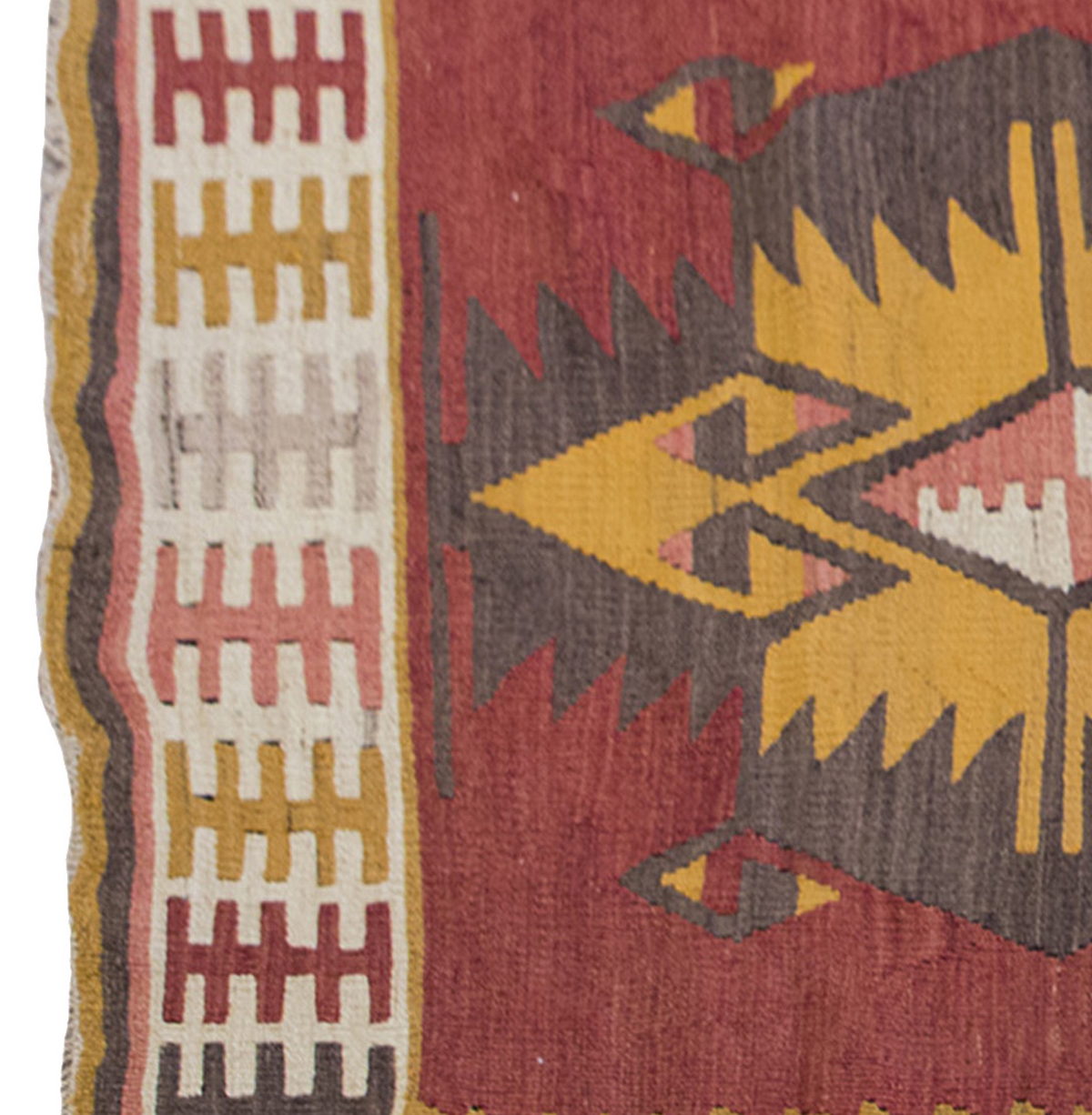 Vintage Kilim Rug,Maraş Kilim 3'5" x 5'9" feet 103 x 176 cm