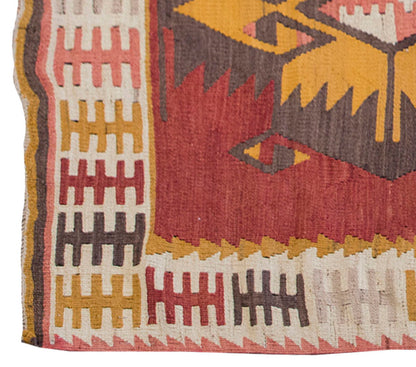 Vintage Kilim Rug,Maraş Kilim 3'5" x 5'9" feet 103 x 176 cm