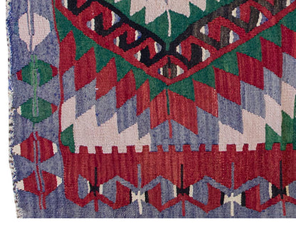 Vintage Kilim Rug, Oushak Kilim 3'6" x 3'7" feet 106 x 108 cm