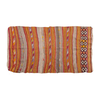Vintage Kilim Rug,Anamur Mut Kilim 3'6" x 4'9" feet 106 x 145 cm