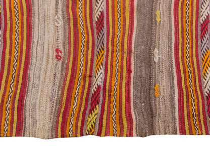 Vintage Kilim Rug,Anamur Mut Kilim 3'6" x 4'9" feet 106 x 145 cm