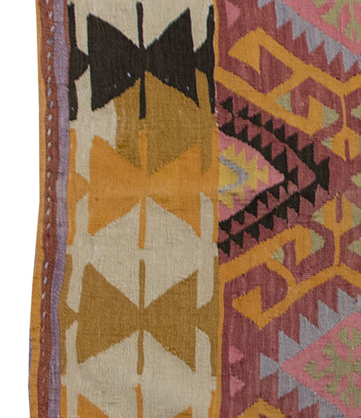 Vintage Kilim Rug,Adana Kilim 3'6" x 4'9" feet 107 x 145 cm