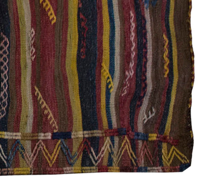 Vintage Kilim Rug,Konya Kilim 3'6" x 6" feet 106 x 180 cm