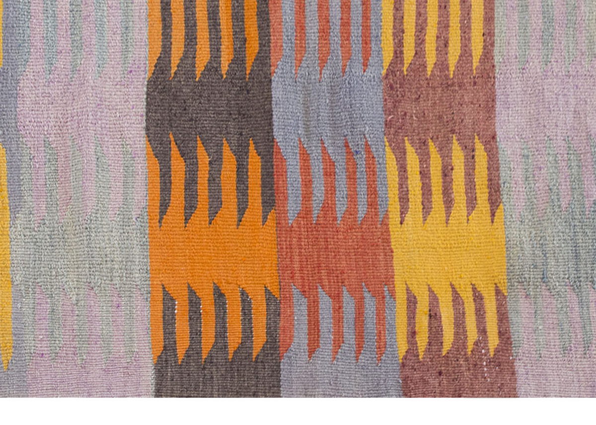 Vintage Kilim Rug,Milas Bodrum Kilim 3'7" x 3'8" feet 109 x 112 cm
