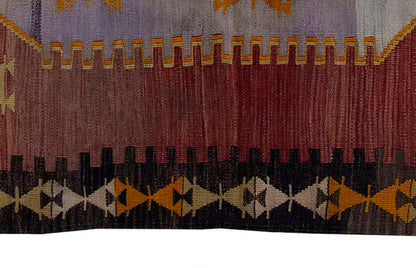 Vintage Kilim Rug,Emirdağ Kilim 3'7" x 5'1" feet 110 x 155 cm