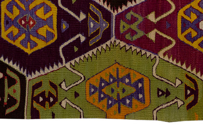Vintage Kilim Rug,Nomadic Barak Kilim 3'7" x 5'4" feet 110 x 162 cm