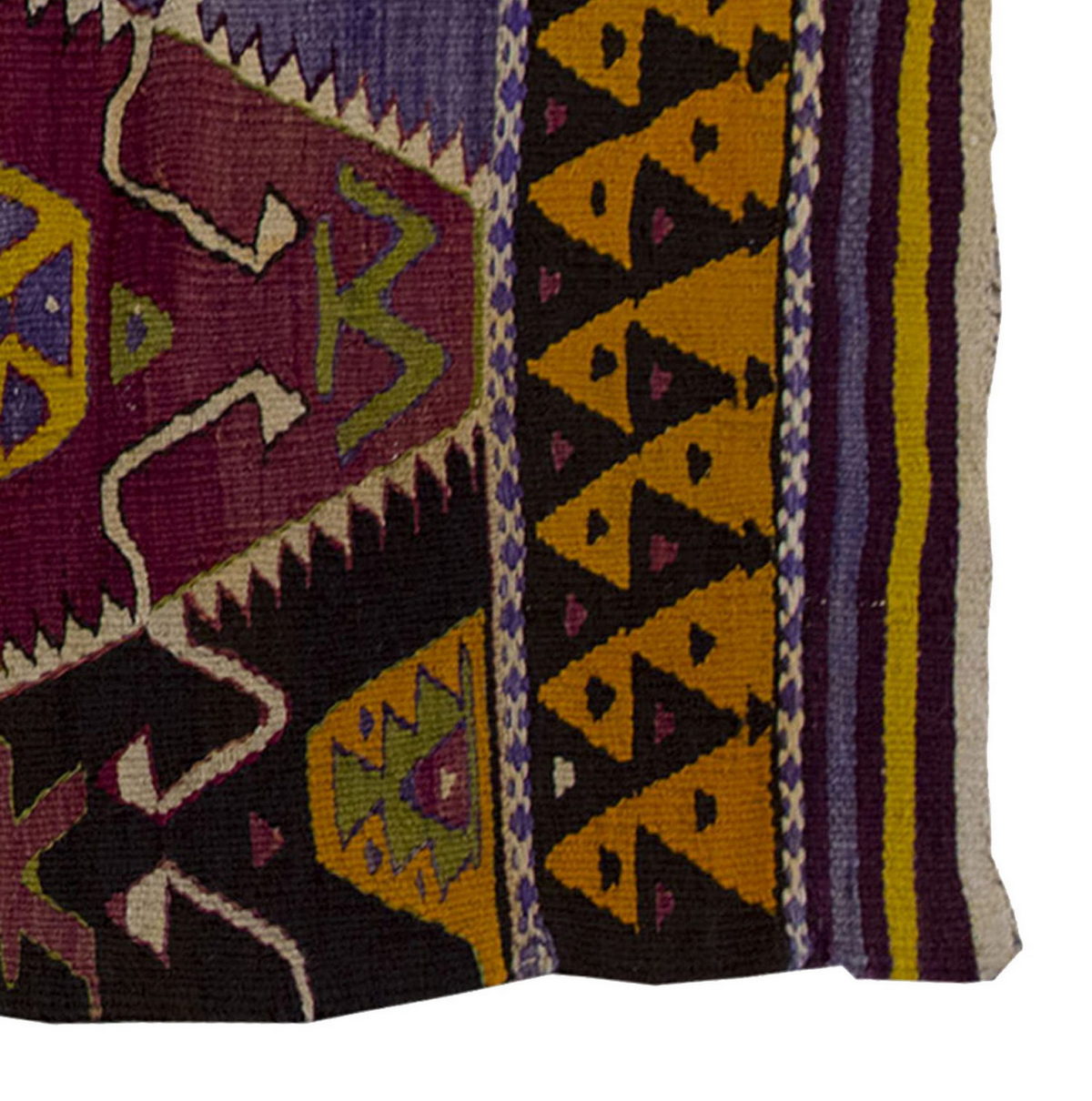 Vintage Kilim Rug,Nomadic Barak Kilim 3'7" x 5'4" feet 110 x 162 cm