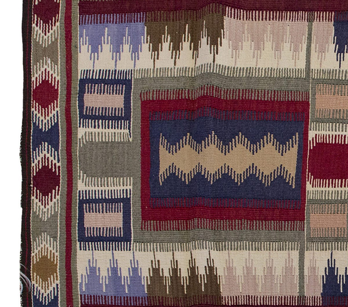 Vintage Kilim Rug,Konya Karapınar Kilim 3'7" x 5'8" feet 110 x 173 cm