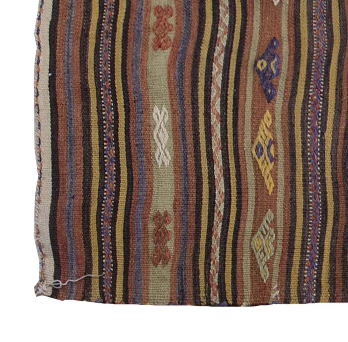 Vintage Kilim Rug,Konya Kilim 3'7" x 6'3" feet 110 x 190 cm