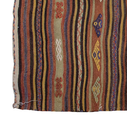 Vintage Kilim Rug,Konya Kilim 3'7" x 6'3" feet 110 x 190 cm