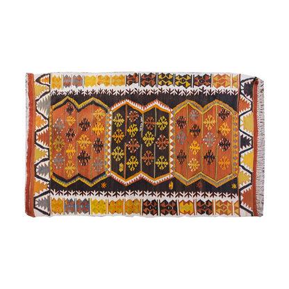 Vintage Kilim Rug,Kırşehir Kilim 3'7" x 6'5" feet 108 x 195 cm