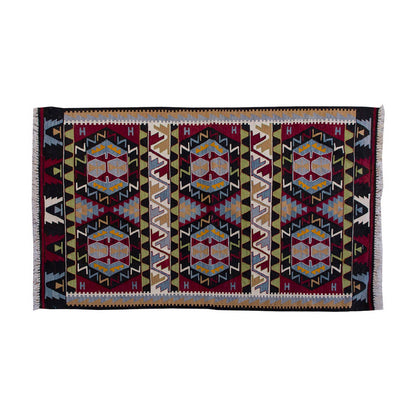 Vintage Kilim Rug,Kırşehir Kilim 3'9" x 5'5" feet 114 x 164 cm