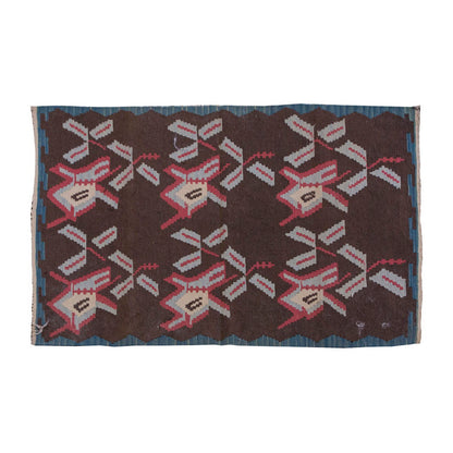 Vintage Kilim Rug,Konya Kilim 3 x 4'1" feet 91 x 125 cm