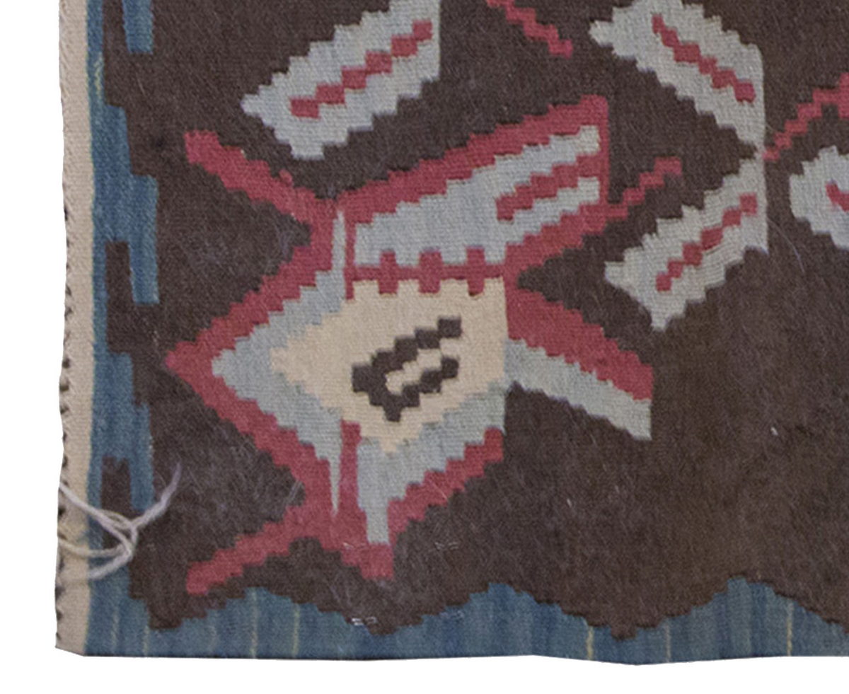 Vintage Kilim Rug,Konya Kilim 3 x 4'1" feet 91 x 125 cm