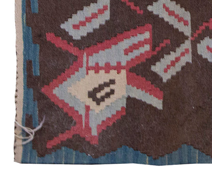 Vintage Kilim Rug,Konya Kilim 3 x 4'1" feet 91 x 125 cm