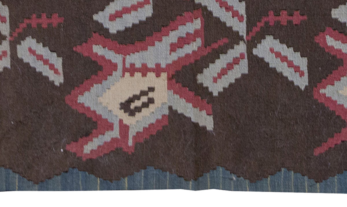 Vintage Kilim Rug,Konya Kilim 3 x 4'1" feet 91 x 125 cm