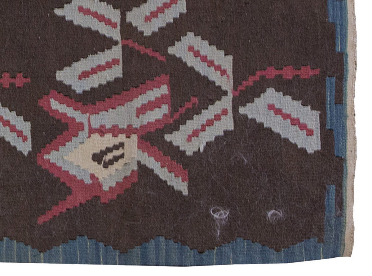 Vintage Kilim Rug,Konya Kilim 3 x 4'1" feet 91 x 125 cm