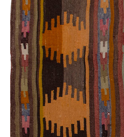 Vintage Kilim Rug,Konya Kilim 4" x 5" feet 122 x 150 cm
