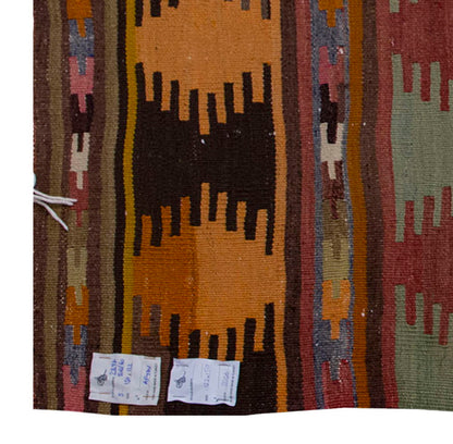 Vintage Kilim Rug,Konya Kilim 4" x 5" feet 122 x 150 cm