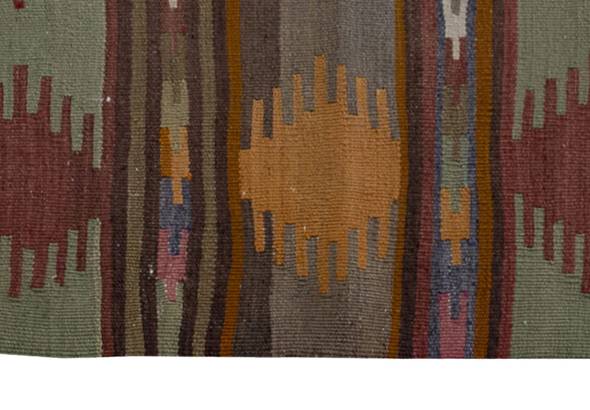 Vintage Kilim Rug,Konya Kilim 4" x 5" feet 122 x 150 cm