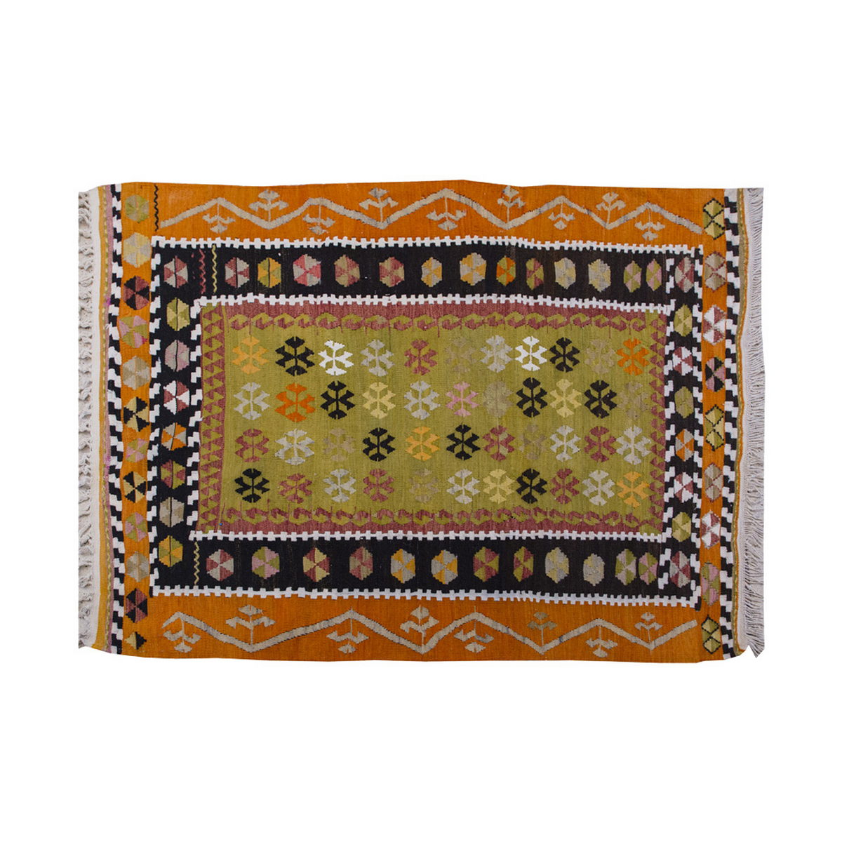 Vintage Kilim Rug,Çorum Kilim 4" x 5'7" feet 120 x 170 cm