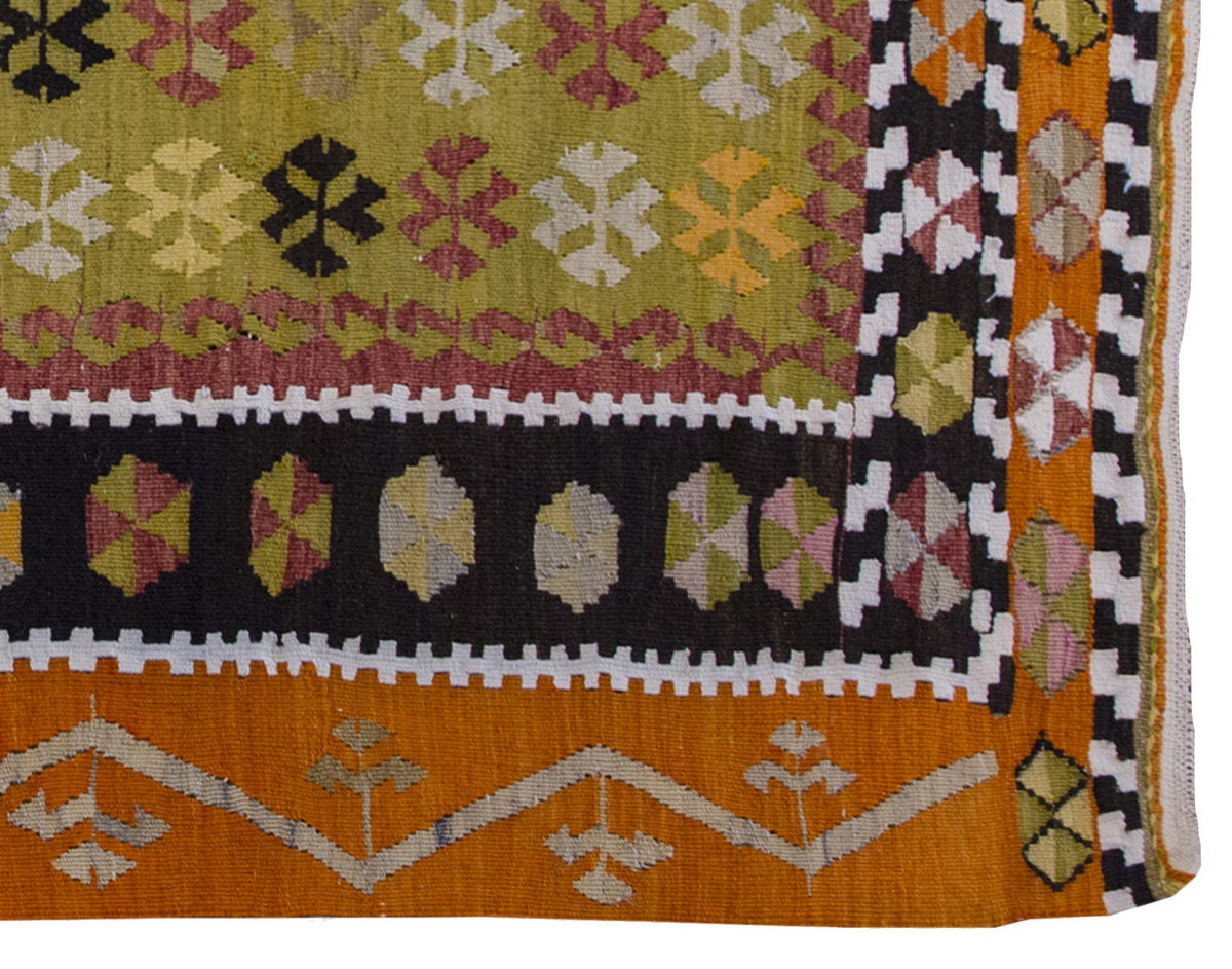 Vintage Kilim Rug,Çorum Kilim 4" x 5'7" feet 120 x 170 cm