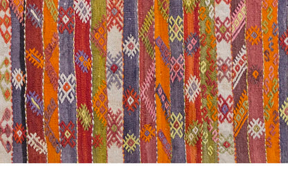 Vintage Kilim Rug,Konya Kilim 4" x 5'9" feet 116 x 175 cm