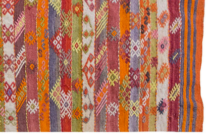 Vintage Kilim Rug,Konya Kilim 4" x 5'9" feet 116 x 175 cm
