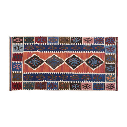 Vintage Kilim Rug,Konya Kilim 4" x 6" feet 121 x 181 cm