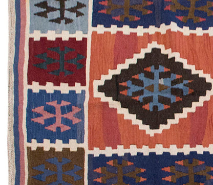 Vintage Kilim Rug,Konya Kilim 4" x 6" feet 121 x 181 cm
