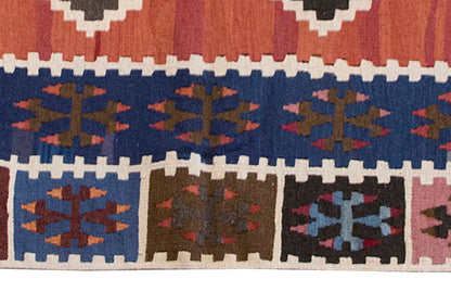 Vintage Kilim Rug,Konya Kilim 4" x 6" feet 121 x 181 cm