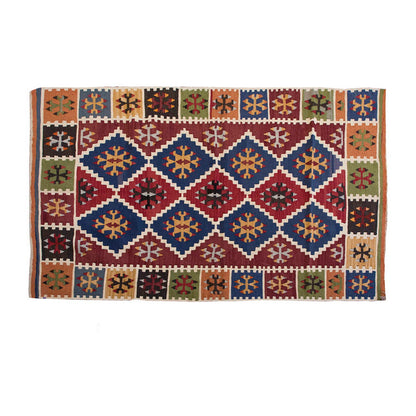 Vintage Kilim Rug,Ereğli Kilim 4" x 6'2" feet 117 x 188 cm