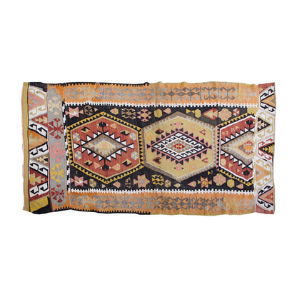 Vintage Kilim Rug,Kırşehir Kilim 4" x 6'8" feet 121 x 204 cm