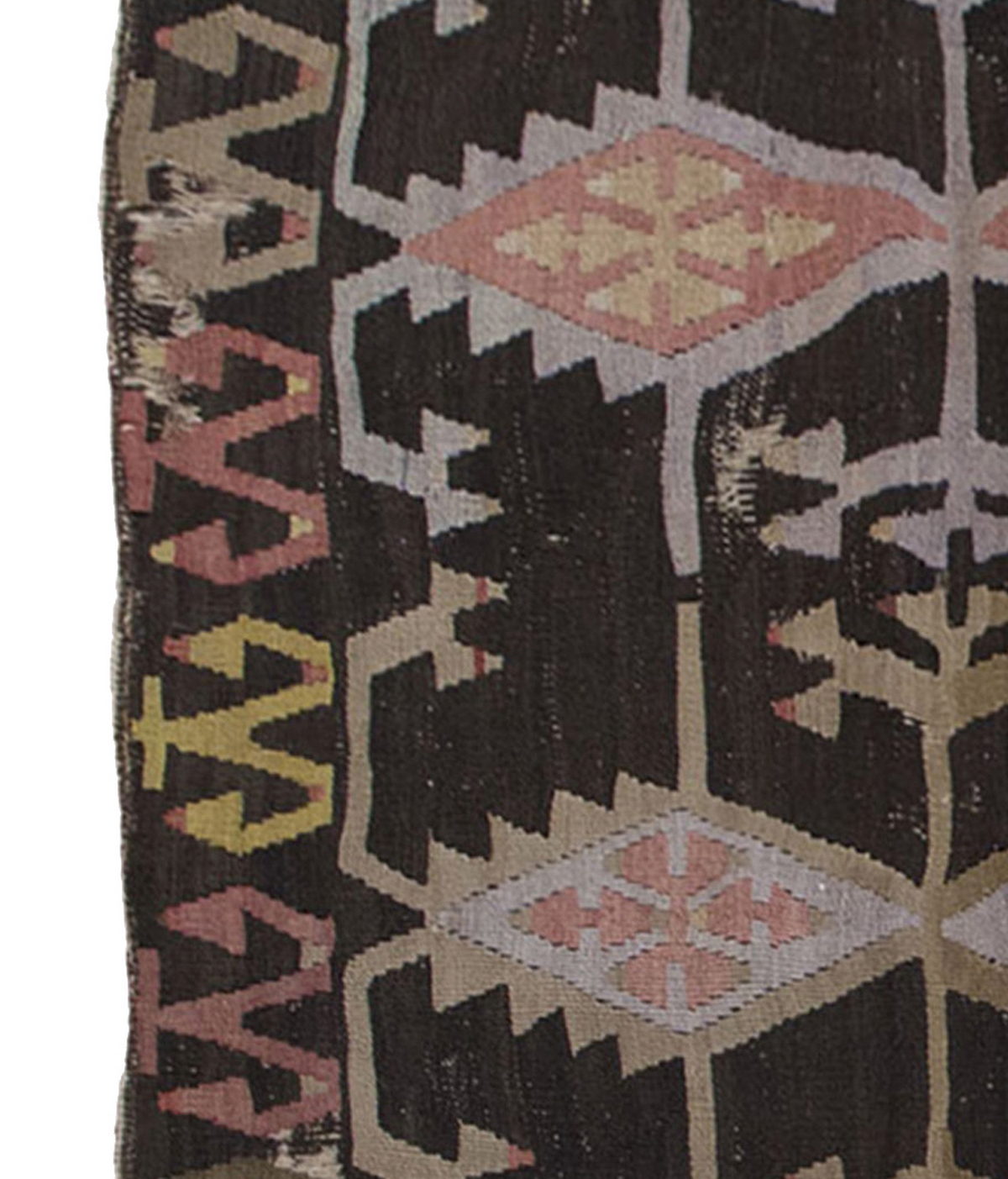 Vintage Kilim Rug,Kırşehir Kilim 4'1" x 5'8" feet 125 x 173 cm
