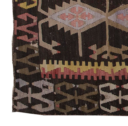 Vintage Kilim Rug,Kırşehir Kilim 4'1" x 5'8" feet 125 x 173 cm