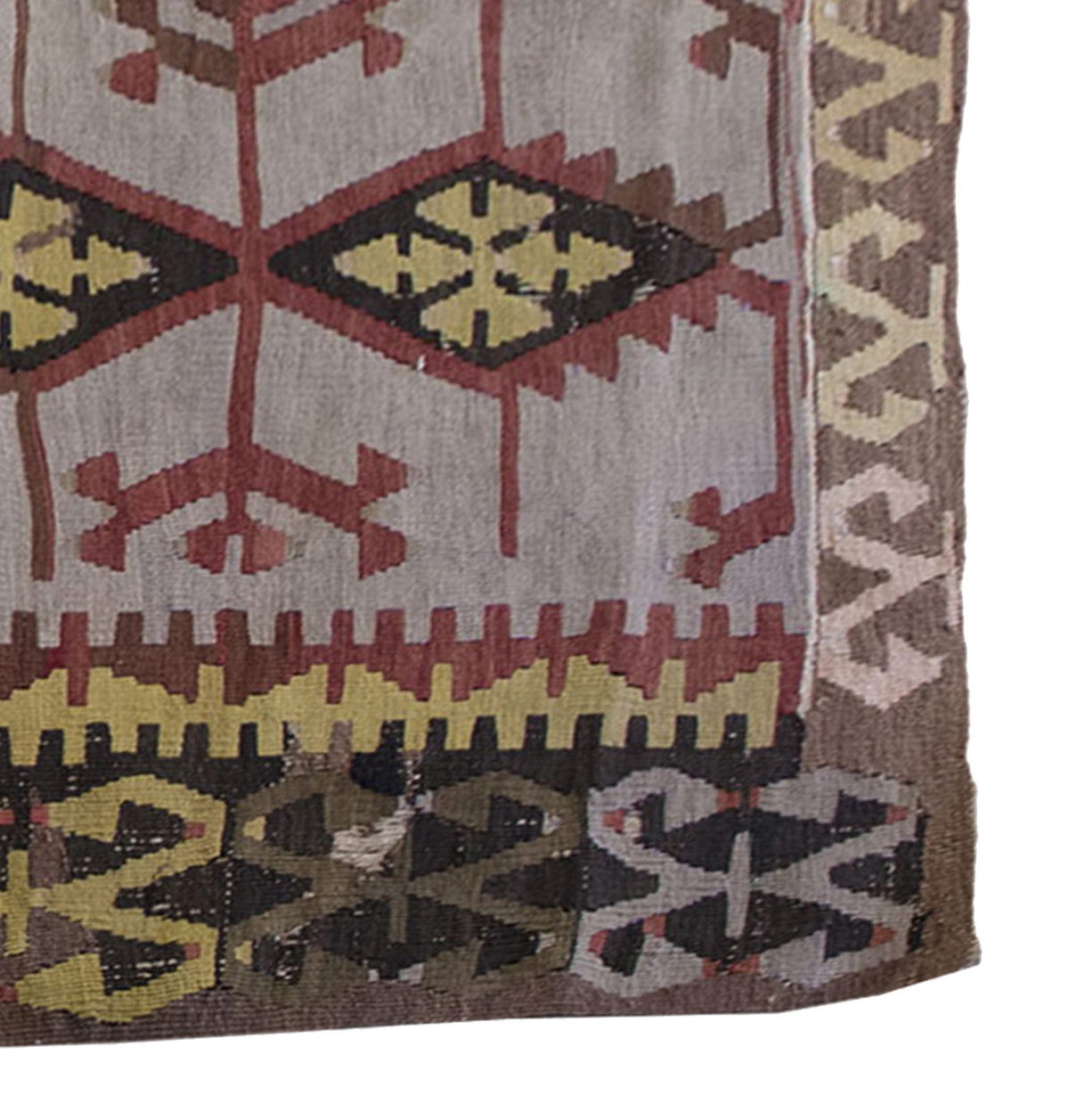 Vintage Kilim Rug,Kırşehir Kilim 4'1" x 5'8" feet 125 x 173 cm