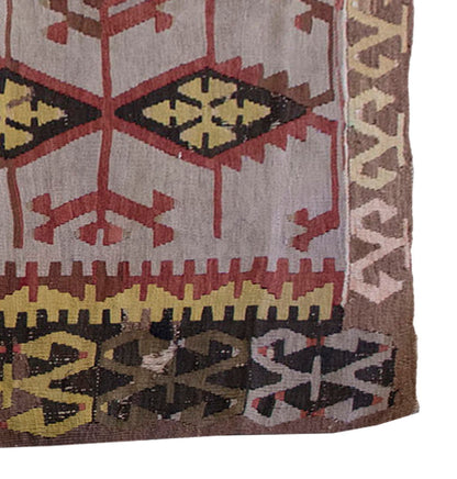 Vintage Kilim Rug,Kırşehir Kilim 4'1" x 5'8" feet 125 x 173 cm